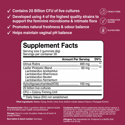 V-Balance Vaginal Probiotic Gummies