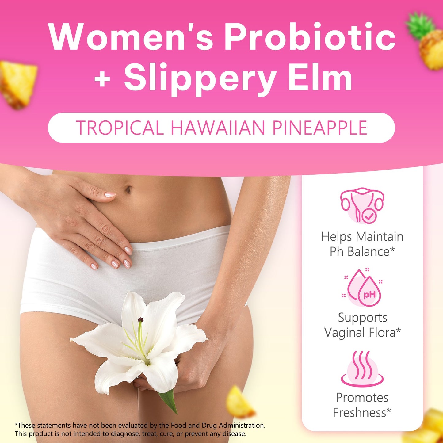 Women's Probiotic + Slippery Elm Gummies