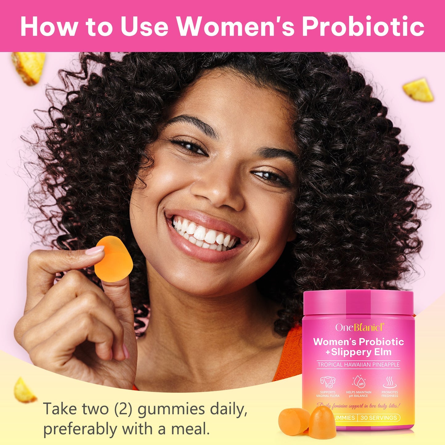 Women's Probiotic + Slippery Elm Gummies