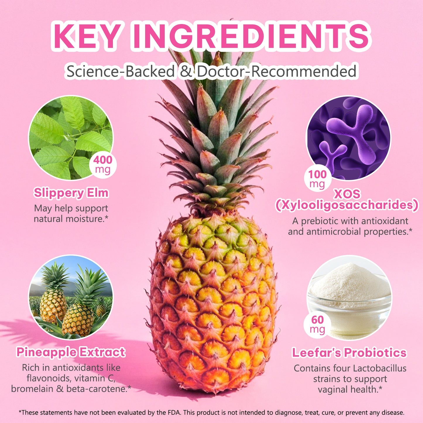 Women's Probiotic + Slippery Elm Gummies